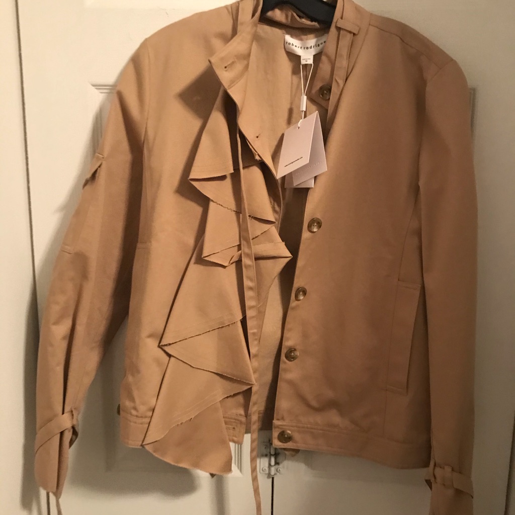 Robert Rodriguez Ruffle Jacket Size 12